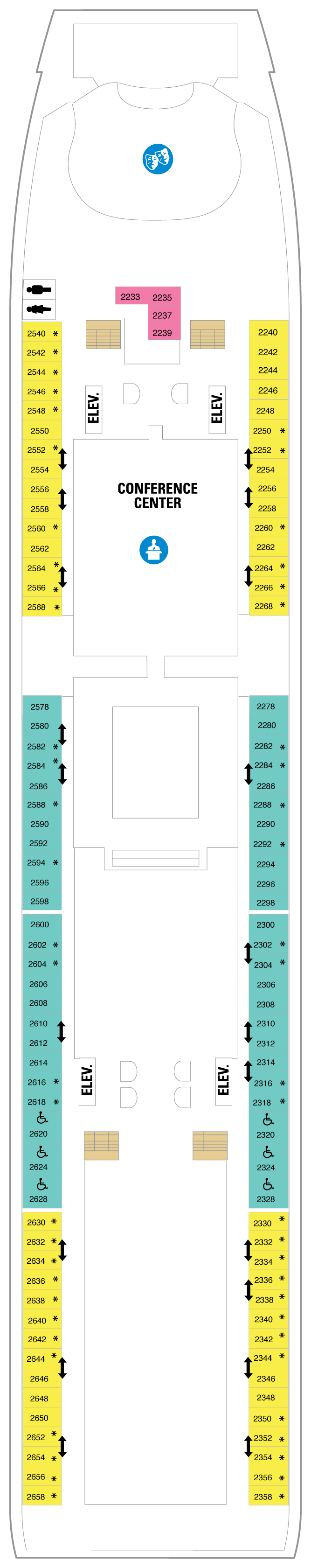 Deck plan of 2