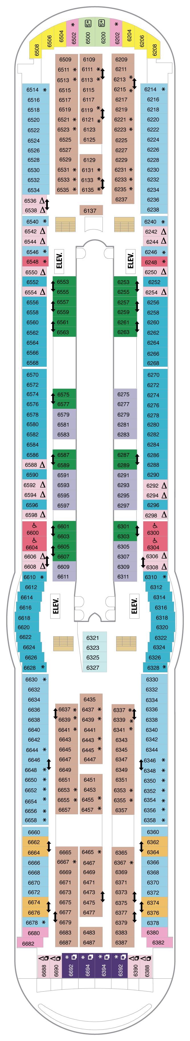 Deck plan of 6